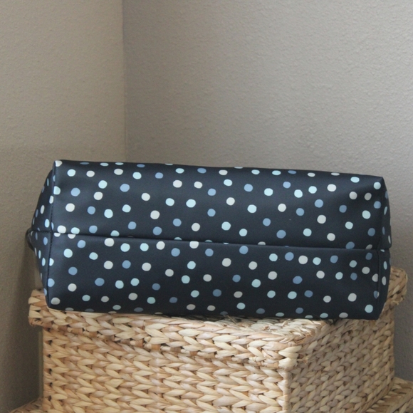 Kate Spade Mel Tote in Navy Blue with polka dots - Picture 4 of 7